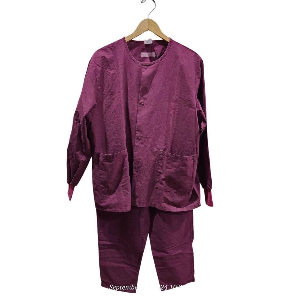 Medline L scrub Set #206 purple wine